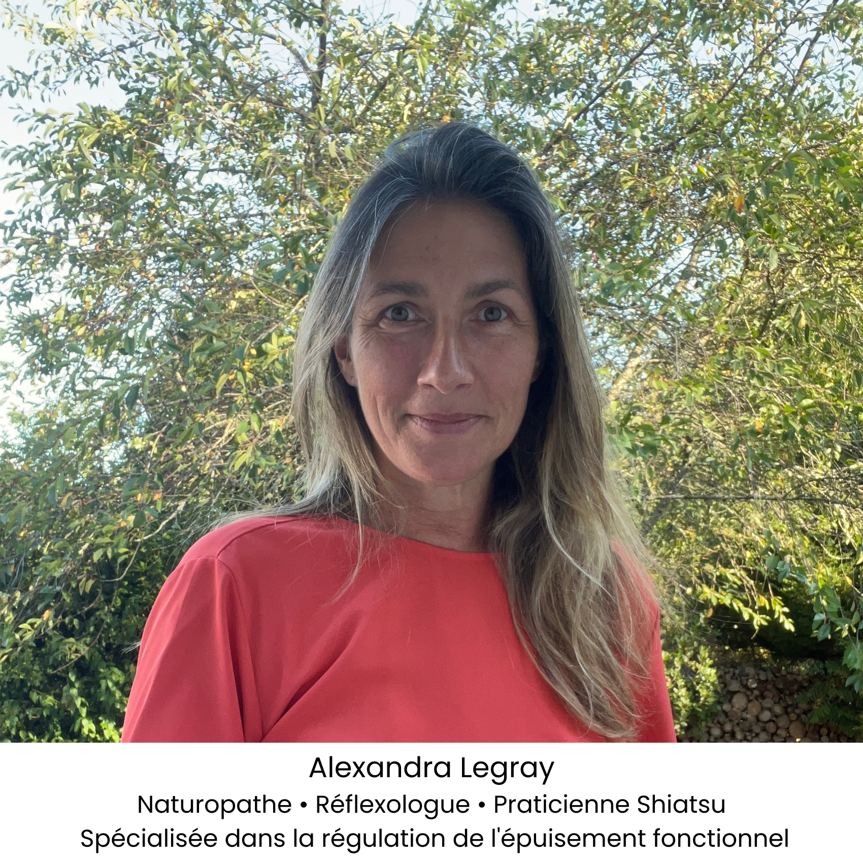 Alexandra Legray Naturopathe • Réflexologue • Praticienne Shiatsu Spécialisée dans la régulation de l'épuisement fonctionnel